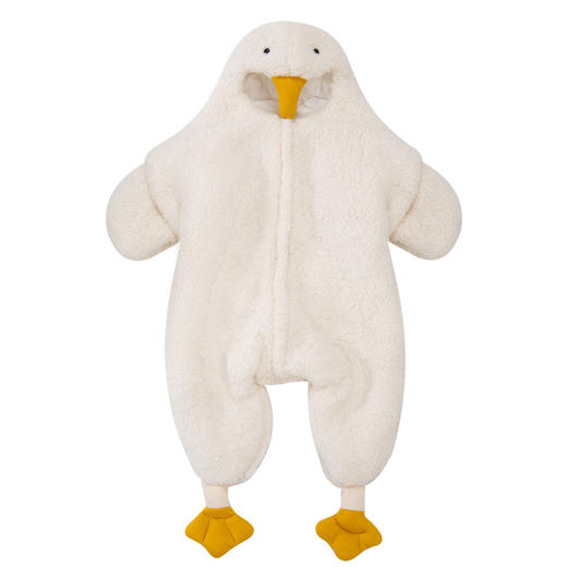 婴儿连体衣服秋冬大白鹅新生宝宝套装羊羔绒睡袋派大海星包屁抱衣 商品图4