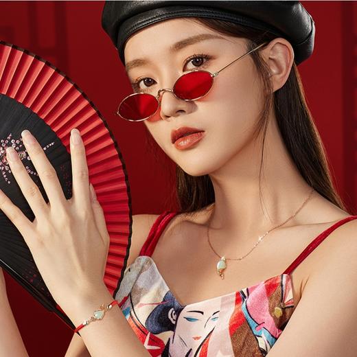 「仅19.9到手！鲤跃龙门」锦鲤手链女2024新款小众设计感本命年红色手绳手饰送女友时尚饰品 商品图2