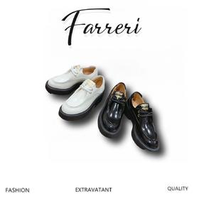 谬家  厚底绑带乐福鞋 增高神器 鞋舌压印金色logo(HD)