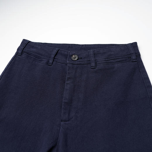 ROMI STUDIO“率性自我”21S高支棉弹力斜纹洗水微喇休闲裤24SSF163 商品图2