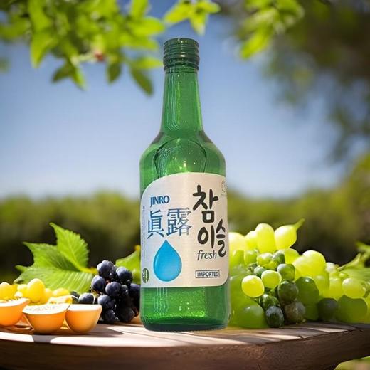 新真露竹炭酒（蓝17.2）360ml/瓶 商品图0