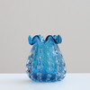 碧轩现代手工厚重蓝色琉璃钱袋子气泡花瓶家居客厅插花样板间艺术 商品缩略图2
