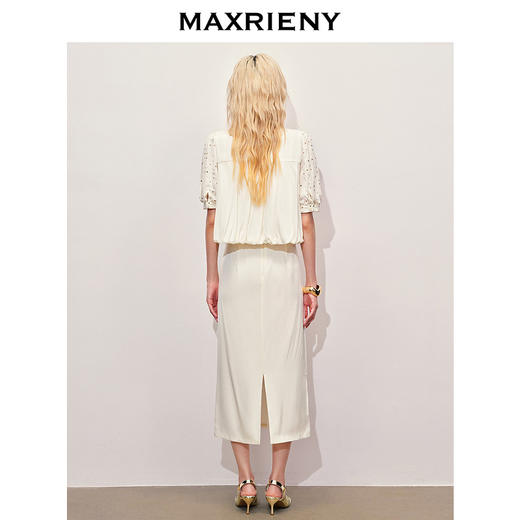 【Day Dreaming-主题纪念款】MAXRIENY*华丽风波点烫钻半裙(货号:MC85SK078) 商品图3