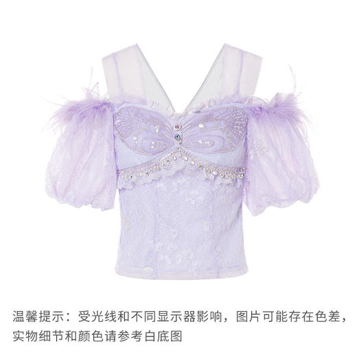 MAXRIENY森系精灵蕾丝雪纺衫上衣(货号:MC88TP368) 商品图4