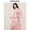 【商场同款】MAXRIENY浪漫甜美感茶歇裙系带连衣裙下午茶裙子(货号:MS85DR274) 商品缩略图1