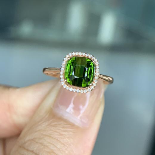 2.2克拉绿碧玺戒指 商品图6