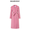 MAXRIENY法式慵懒感双面呢大衣长款浴袍式羊毛外套(货号:MS88CT752) 商品缩略图4