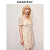 【商场同款】MAXRIENY蕾丝钉珠甜美亮片花朵连衣裙2024夏季新品(货号:MC85DR374) 商品缩略图2