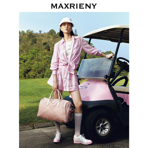 【Hello Kitty时尚系列】MAXRIENYKitty粉天丝烫钻宽松衬衫女(货号:MC85TP320) 商品图1