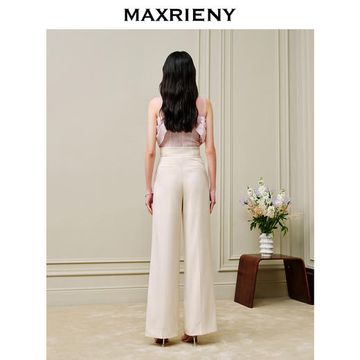 MAXRIENY蔷薇粉提花*上衣甜美温柔风蕾丝雪纺衫(货号:MC88TP367) 商品图3