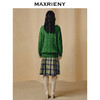 MAXRIENY*复古学院钉钻绣花撞色慵懒针织毛衫(货号:MC88SW815) 商品缩略图3