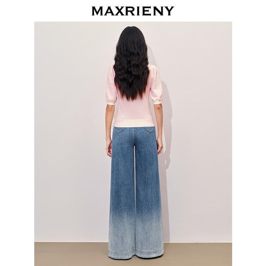 【异域·摩洛哥-商场同款】MAXRIENY华丽盘扣甜美波浪花边上衣(货号:MC85SW318) 商品图3