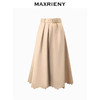 【商场同款】MAXRIENY春日温柔风卡其色a字半身裙气质高级感(货号:MS85SK006) 商品缩略图4