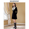 MAXRIENY法式赫本丝绒小黑裙秋季连衣裙蝴蝶结(货号:MC87DR550) 商品缩略图2