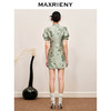 MAXRIENY国风新中式连衣裙薄荷曼波风穿搭(货号:MC88DR546) 商品缩略图3
