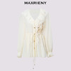 【异域·摩洛哥-商场同款】MAXRIENY*休闲风宽松钉珠真丝外套(货号:MC85JA262) 商品缩略图4