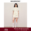 MAXRIENY冷清新中式半身裙高腰短裙提花裙子显瘦(货号:MS85SK267) 商品缩略图0