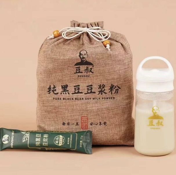 豆菽 纯黑豆 豆浆