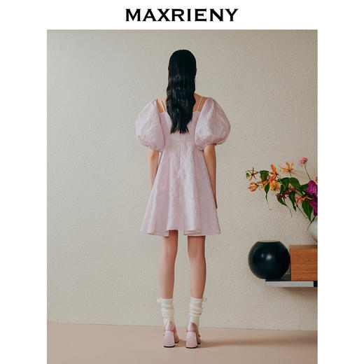 MAXRIENY法式甜美浪漫吊带连衣裙*抹胸裙子女(货号:MC88DR357) 商品图3