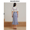 MAXRIENY赫本海军鱼尾裙海军风半裙(货号:MC88SK265) 商品缩略图3