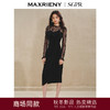 【商场同款】MAXRIENY法式浪漫复古连衣裙蕾丝丝绒长裙抽褶包臀(货号:MS85DR761) 商品缩略图0