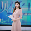 IWY/粉色演讲比赛服装女气质教师主持人上镜优雅通勤西装连衣裙olQ1173 商品缩略图3