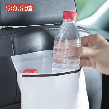 京东京造  车载垃圾袋20只装 车用挂式无痕粘贴垃圾袋 加厚清洁袋 /家庭清洁/纸品 /清洁用具 /垃圾袋 商品图2