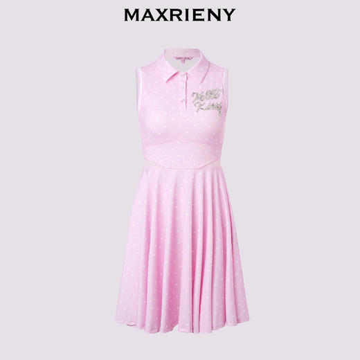 【Hello Kitty时尚防晒系列】MAXRIENYKitty波点时尚防晒服连衣裙(货号:MC85DR361) 商品图4