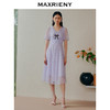 MAXRIENY欧式园艺风仙美连衣裙蝴蝶仙紫蕾丝裙子(货号:MC88DR340) 商品缩略图1