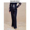 MAXRIENY率性复古运动风长裤微喇针织休闲裤女(货号:MC88PA564) 商品缩略图1