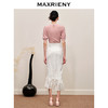 MAXRIENY复古浪漫粉波点抽褶鱼尾半裙雪纺裙(货号:MC88SK564) 商品缩略图3