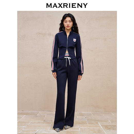 MAXRIENY率性复古风运动感外套截短款修身收腰上衣(货号:MC88JA585) 商品图1