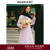 MAXRIENY*复古感烟灰紫*扣大衣秋冬羊毛外套(货号:MS88CT544) 商品缩略图0