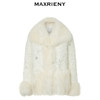 【商场同款】MAXRIENY*轻奢廓形外套2023冬季新款狐狸毛皮草女(货号:MC88FU503) 商品缩略图4