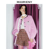 MAXRIENYkitty粉彩格纹羊毛短裤23冬季新款(货号:MC88PA802) 商品缩略图1