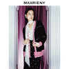 MAXRIENY撞色刺绣开衫外套2023冬季新款(货号:MC88JA807) 商品缩略图3