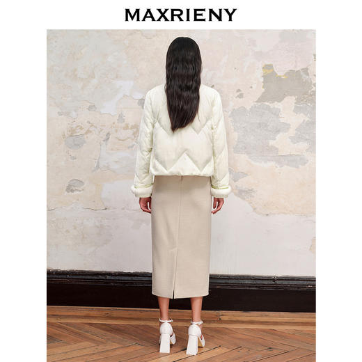 MAXRIENY名媛千金小香风丝绒羽绒服棉服外套女(货号:MC88DC523) 商品图3