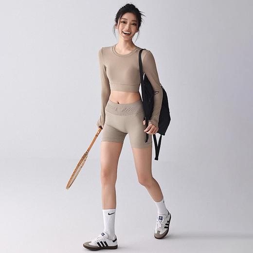 【限时秒】YOGACODE【火树银花系列】 长袖瑜伽服女DWTS124115 商品图4