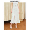 MAXRIENY*优雅复古感鱼尾开衩花纱半裙(货号:MS85SK007) 商品缩略图1