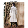 MAXRIENY廓形复古格纹大衣长款冬季新款风衣女(货号:MC87CT778) 商品缩略图3