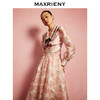 MAXRIENY温柔桃花提花a字半身裙长裙春(货号:MC88SK065) 商品缩略图2