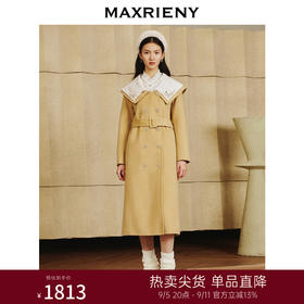 MAXRIENY风衣外套装秋季*时尚过膝大衣(货号:MC87CT793)