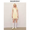 【静奢度假-商场同款】MAXRIENY华丽甜美钉珠刺绣翻领连衣裙(货号:MR85DR012) 商品缩略图1