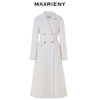 MAXRIENY本白*复古风双面呢大衣长款羊毛外套(货号:MS88CT545) 商品缩略图4
