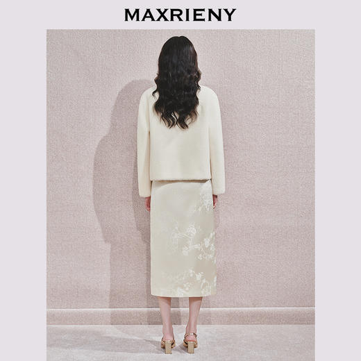 [东方新摩登]MAXRIENY贵雅新中式外套女复古刺绣盘扣国风上衣(货号:MS85JA524) 商品图4