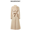 MAXRIENY极简*复古感驼色毛呢大衣秋冬外套长款(货号:MS88CT515) 商品缩略图4