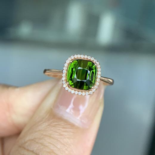 2.2克拉绿碧玺戒指 商品图7