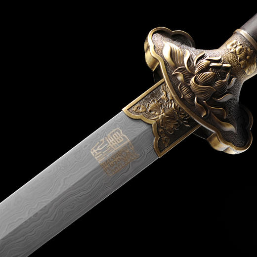 清荷剑 沈广隆剑铺 龙泉沈广隆剑 手工宝剑传统收藏剑 sgl-3106 未开刃 商品图11