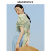MAXRIENY赫本海军风衬衣23泡泡袖收腰条纹上衣(货号:MC88TP253) 商品缩略图3