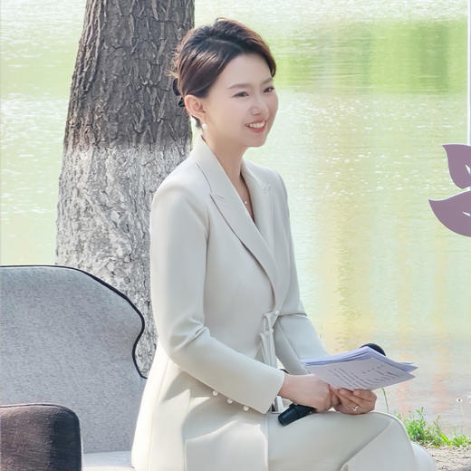 IWY/灰色高级气质新中式西装套装高级感职业装国风主持人长袖服装FYCP203 商品图2